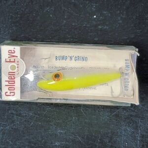NIP *Vintage Golden Eye "Bump 'N Grind" Crankbait (1960s) Fishing Lure #6400